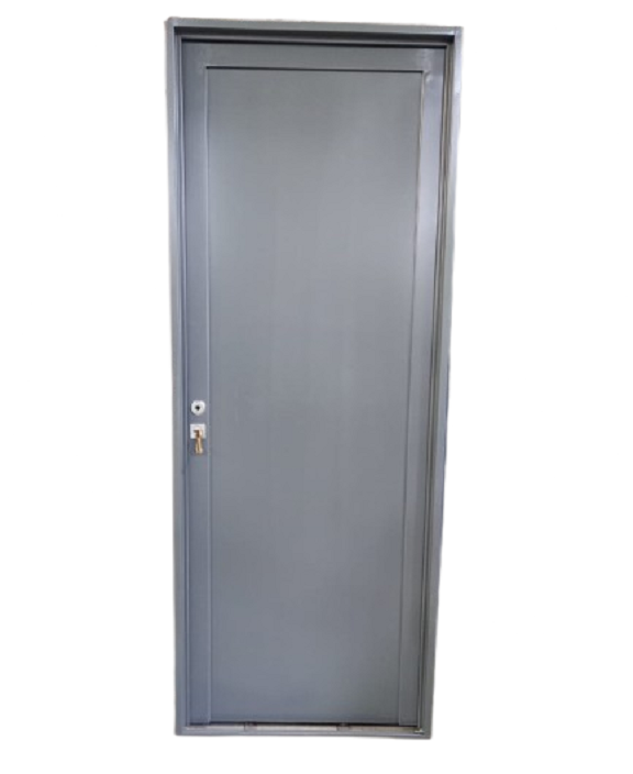 Puerta de chapa con pintura electrostática
